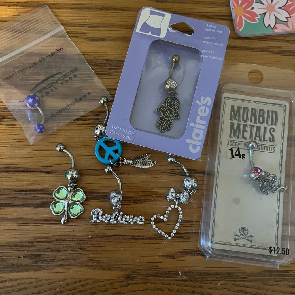 New! Belly Button Ring Bundle